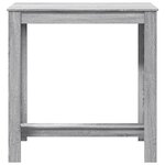 vidaXL Table de bar sonoma gris 102x50x103 5 cm bois d'ingénierie