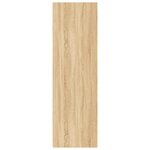 vidaXL Bibliothèque/Buffet chêne sonoma 66x30x98 cm bois d'ingénierie