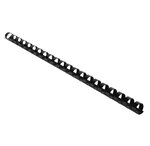 Une Boite de 100 Peignes Plastiques 12 mm 21X29 7 cm Noir EXACOMPTA