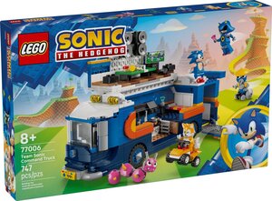 LEGO Sonic The Hedgehog - Camion de Contrôle de l'Équipe Sonic - Set de Construction 77006