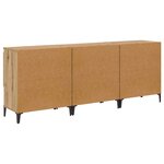 vidaXL Buffets 3 Pièces Chêne artisanal 60 x 35 x 70 cm Bois d'ingénierie