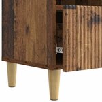 vidaXL Meuble TV Bois ancien 102 x 34 5 x 50 cm Bois d'ingénierie