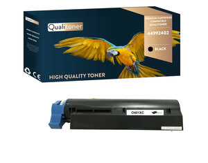 Qualitoner x1 toner 44992402 noir compatible pour oki