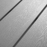 Tectake Table de jardin carrée MAREN 90 x 90 cm - argent