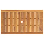 vidaXL Ensemble de salle à manger pour jardin 5 Pièces Marron