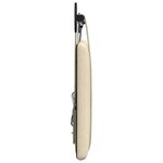 vidaXL Tête de lit suspendue Avec lumière LED Crème Tissu