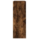 vidaXL Armoire à chaussures chêne fumé 80x34x96 5 cm bois d'ingénierie