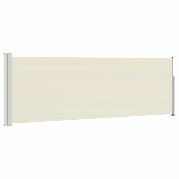 vidaXL Auvent latéral rétractable de patio 100x300 cm Crème