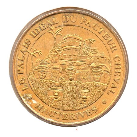Mini médaille monnaie de paris 2008 - le palais idéal du facteur cheval