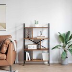 vidaXL Étagère Bois Ancien 75 x 30 x 123 5 cm Bois d'ingénierie