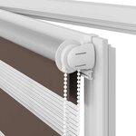 Store enrouleur tamisant 60 x 120 cm marron