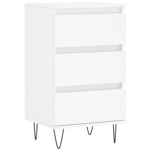 vidaXL Buffet blanc 40x35x70 cm bois d’ingénierie