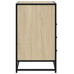 vidaXL Commode chêne sonoma 70x41x70 cm bois d'ingénierie