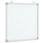 vidaXL Tableau blanc magnétique 60x60x1 7 cm aluminium