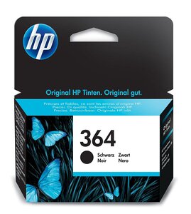 Cartouche jet d'encre originale n° 364 cb316ee 6ml 250 pages noir hp