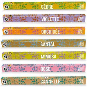 Coffret Encens Japonais Découverte - 7 x 12 bâtonnets