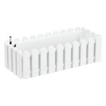 Jardiniere Landhaus Aqua Comfort 50 cm x 20 cm x 16 cm - Blanc