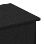 vidaXL Table basse Chêne noir 40 x 40 x 42 cm Bois d'ingénierie