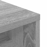 vidaXL Basboard avec tiroir Gris Sonoma 72 x 22 5 x 38 cm