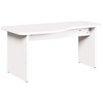 vidaXL Table basse 2 Pièces Blanc Bois massif en pin