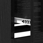 vidaXL Buffets 2 Pièces Chêne noir 70 x 35 5 x 67 5 cm Bois d'ingénierie