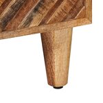 vidaXL Table de chevet Marron 50 x 33 x 60 cm Bois de mangue massif