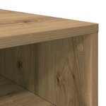 vidaXL Étagère à chaussures chêne artisanal bois d'ingénierie