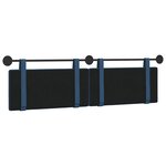 vidaXL Tête de lit suspendue Bleu Tissu