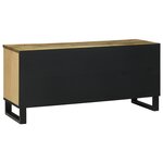 vidaXL Meuble TV - 100 x 33 5 x 46 cm  en bois de manguier massif.