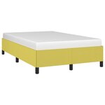 vidaXL Cadre de lit sans matelas vert 120x200 cm tissu