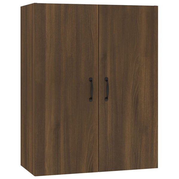 vidaXL Armoire suspendue Chêne marron 69 5x34x90 cm Bois d'ingénierie