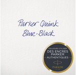Parker quink flacon d'encre bleue/noire  57 ml