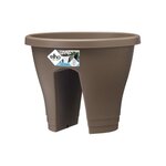 ELHO Balconniere Corsica Flower Bridge L 29.6 x W 29.6 x H 24 cm - Taupe