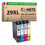 29XL - 4 cartouches compatibles pour Epson 29 XL - COMETE