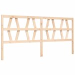 vidaXL Cadre de lit sans matelas 200x200 cm bois massif