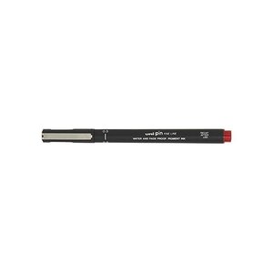 Feutre technique Pointe Fine PIN 05200 B 0 5mm Rouge UNI-BALL