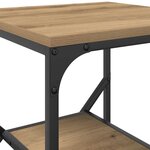 Table d'appoint vidaXL Artisan Chêne 41x40x60 cm Bois d'ingénierie