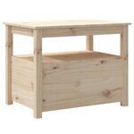 vidaXL Table basse 71x49x55 cm Bois massif de pin