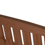 Balancelle de jardin 2 places dim. 1 6L x 1 2l x 1 65H m charge max. reco. 227 Kg toit pare-soleil intégré bois de sapin polyester vert