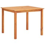 vidaXL Ensemble à manger de jardin 3 Pièces et coussins Acacia solide