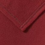 vidaXL Couvertures à jeter 6 Pièces Rouge Bordeaux 170 x 130 cm Toison