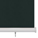 vidaXL Store roulant d'extérieur 120x140 cm Vert foncé PEHD