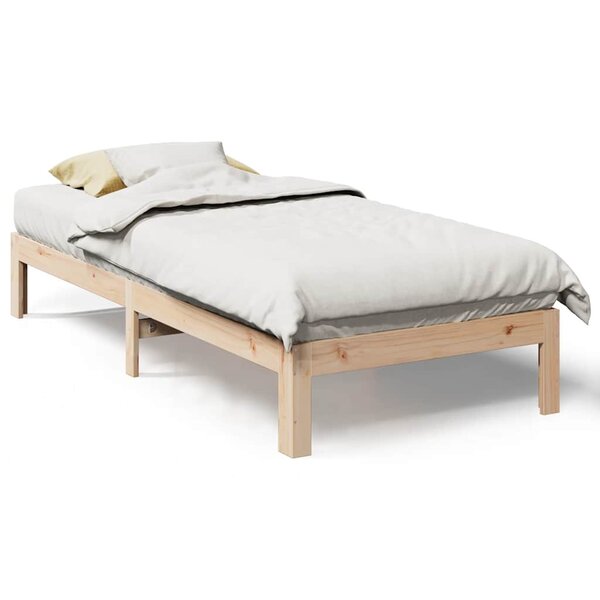 vidaXL Cadre de lit sans matelas 80x200 cm bois massif de pin