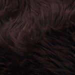 vidaXL Tapis en peau de mouton 60 x 90 cm Marron