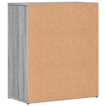 vidaXL Buffet sonoma gris 60x31x70 cm bois d'ingénierie