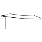 vidaXL Cadre de store rétractable électrique Anthracite 4 × 3 m Acier