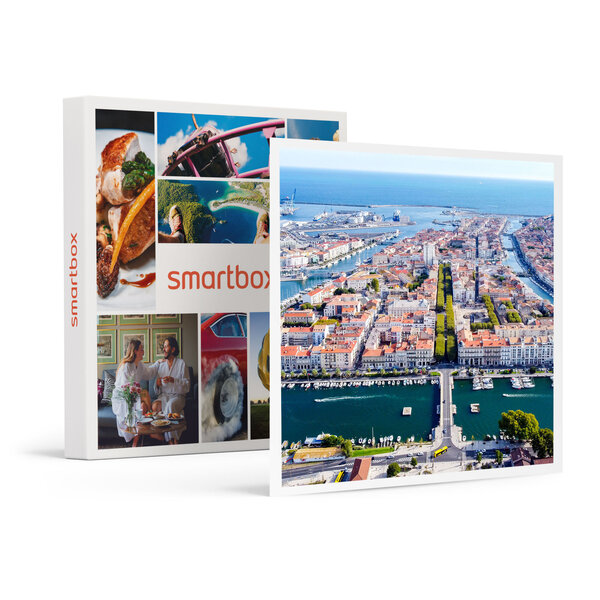 SMARTBOX - Coffret Cadeau Vol en hélicoptère de 20 min pour 2 personnes au-dessus de Sète -  Sport & Aventure