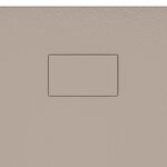 vidaXL Receveur de douche SMC Marron 100x80 cm