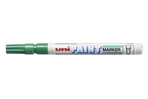 Marqueur PAINT Marker PX21 Pointe conique fine 0,8 - 1,2mm Vert Foncé x 12 UNI-BALL