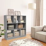 vidaXL Bibliothèque Sonoma gris 97 5x29 5x100 cm Bois d'ingénierie